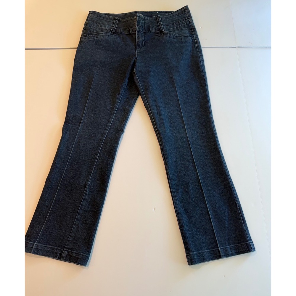 W62 Signature Fit Trouser‎ Jeans Dark Wash Blue Denim Womens 10